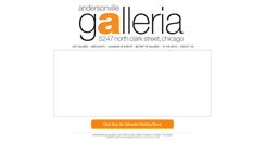 Desktop Screenshot of andersonvillegalleria.com
