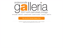 Tablet Screenshot of andersonvillegalleria.com